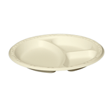 Round plate 3 compartments